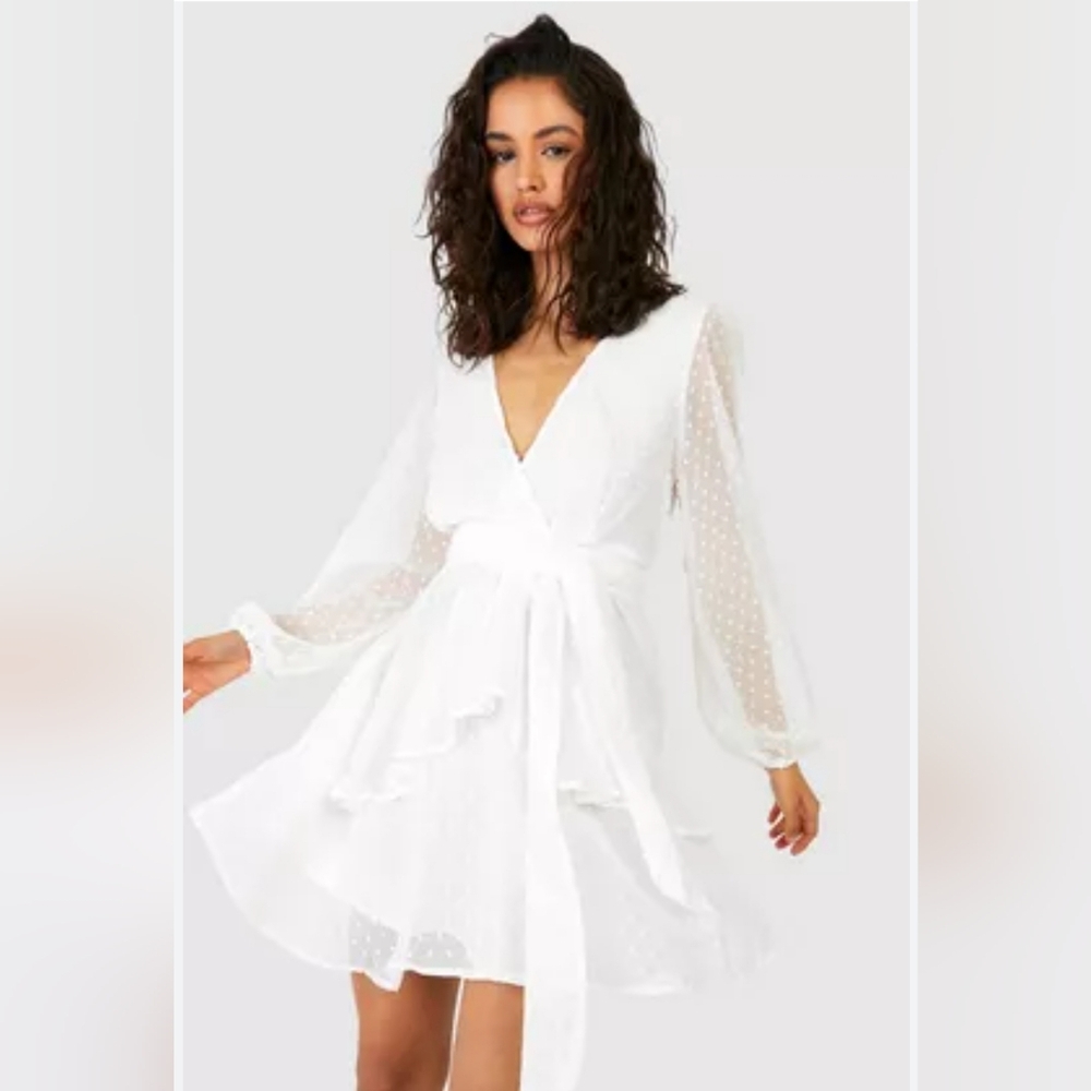 Boohoo tiered layered maxi dress size 8